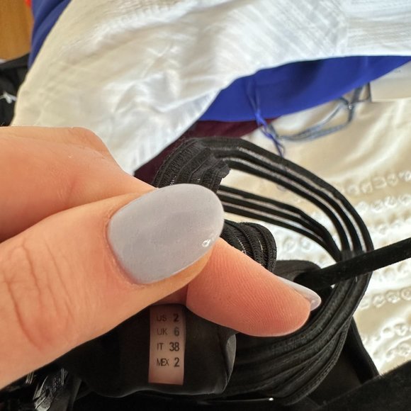 Elie Tahari Cisco Sheath Mini Dress Strappy Halter Neckline  Sz 2 Black - Picture 4 of 10